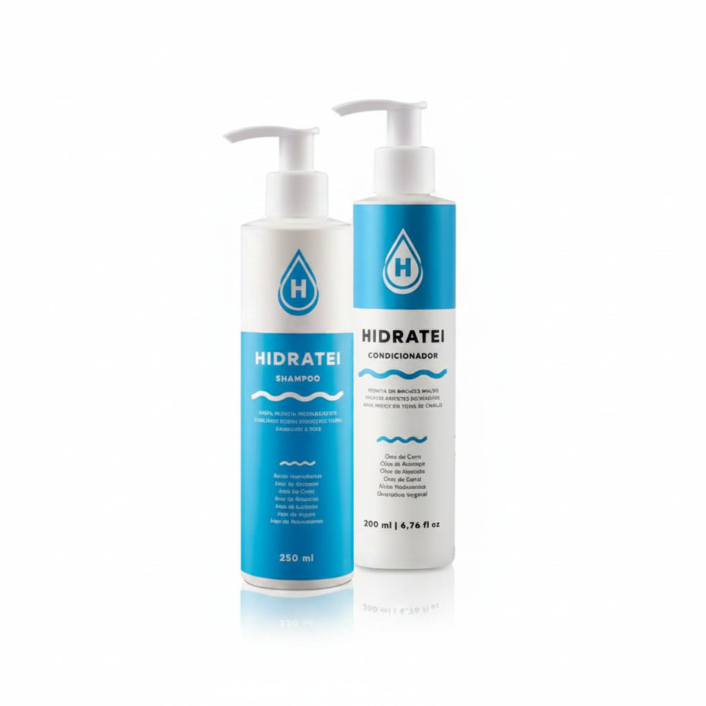 Hidratei Kit Shampoo 250ml + Condicionador 200ml (450ml)